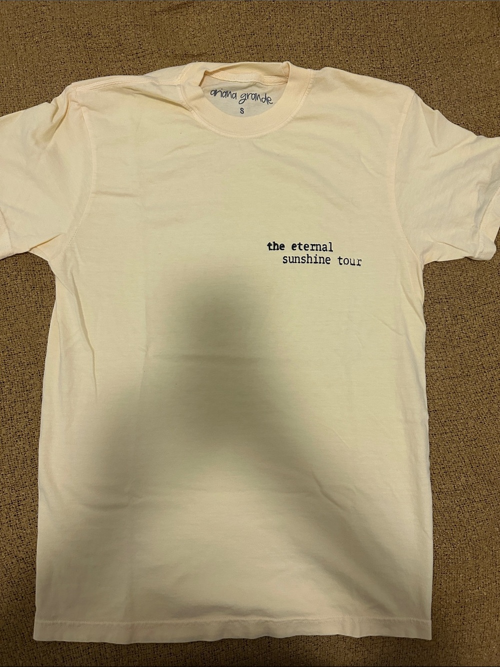 Ariana Grande The Eternal Sunshine Tour Cream Graphic T‑Shirt